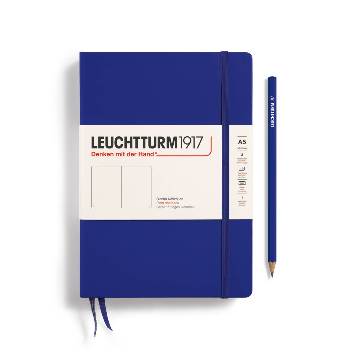 Notebooks - Medium (A5): Ink / Hardcover / Plain