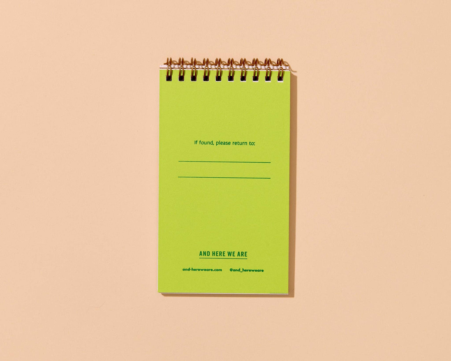 Coffee Mug Letterpress Small Notebook