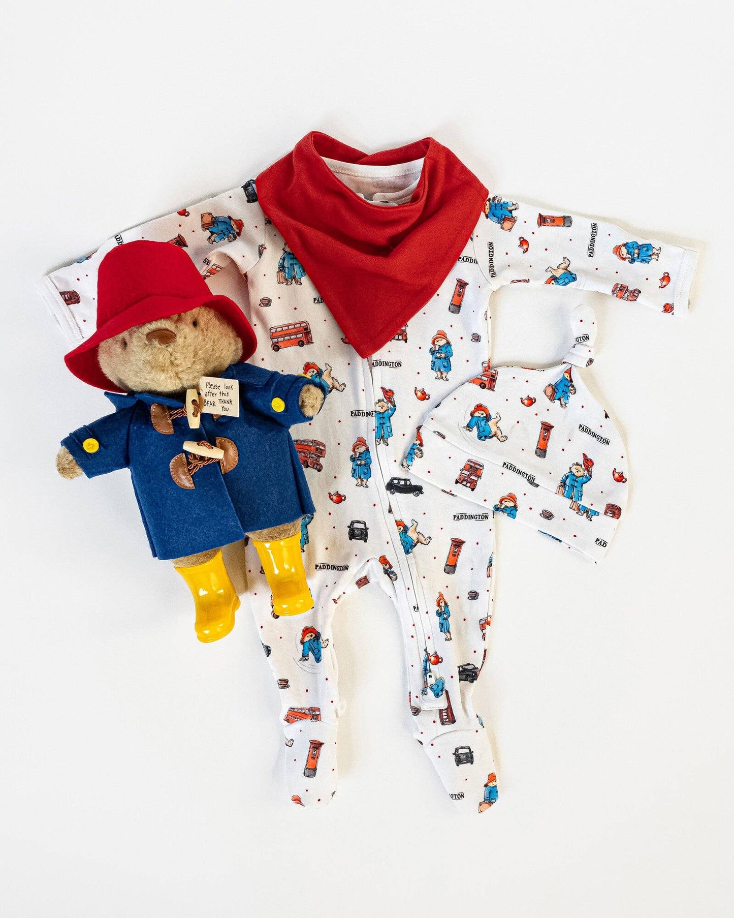 London Paddington Organic Zipper Footie