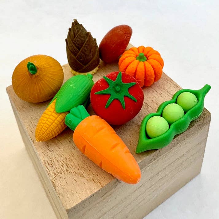 Iwako Vegetable Eraser Card