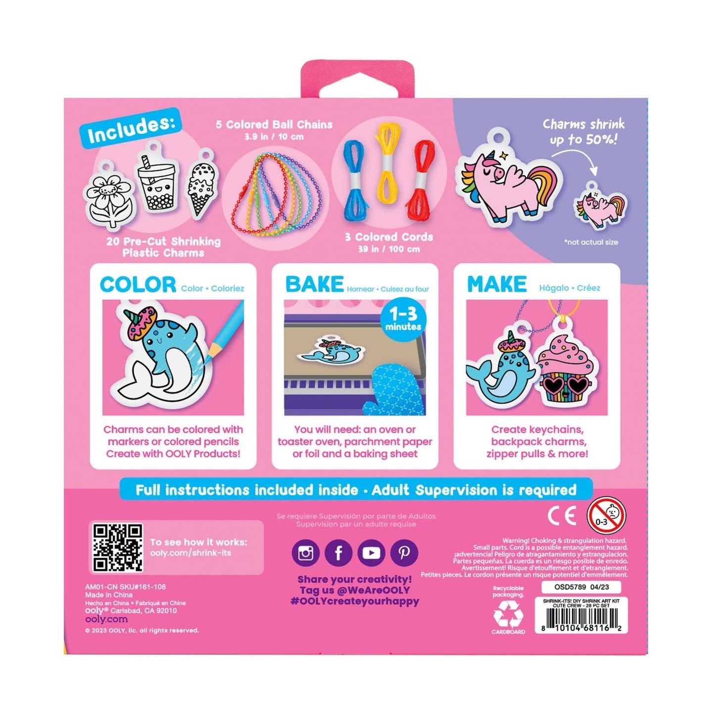 Shrink-Its! D.I.Y. Shrink Art Kit -| Cute Crew