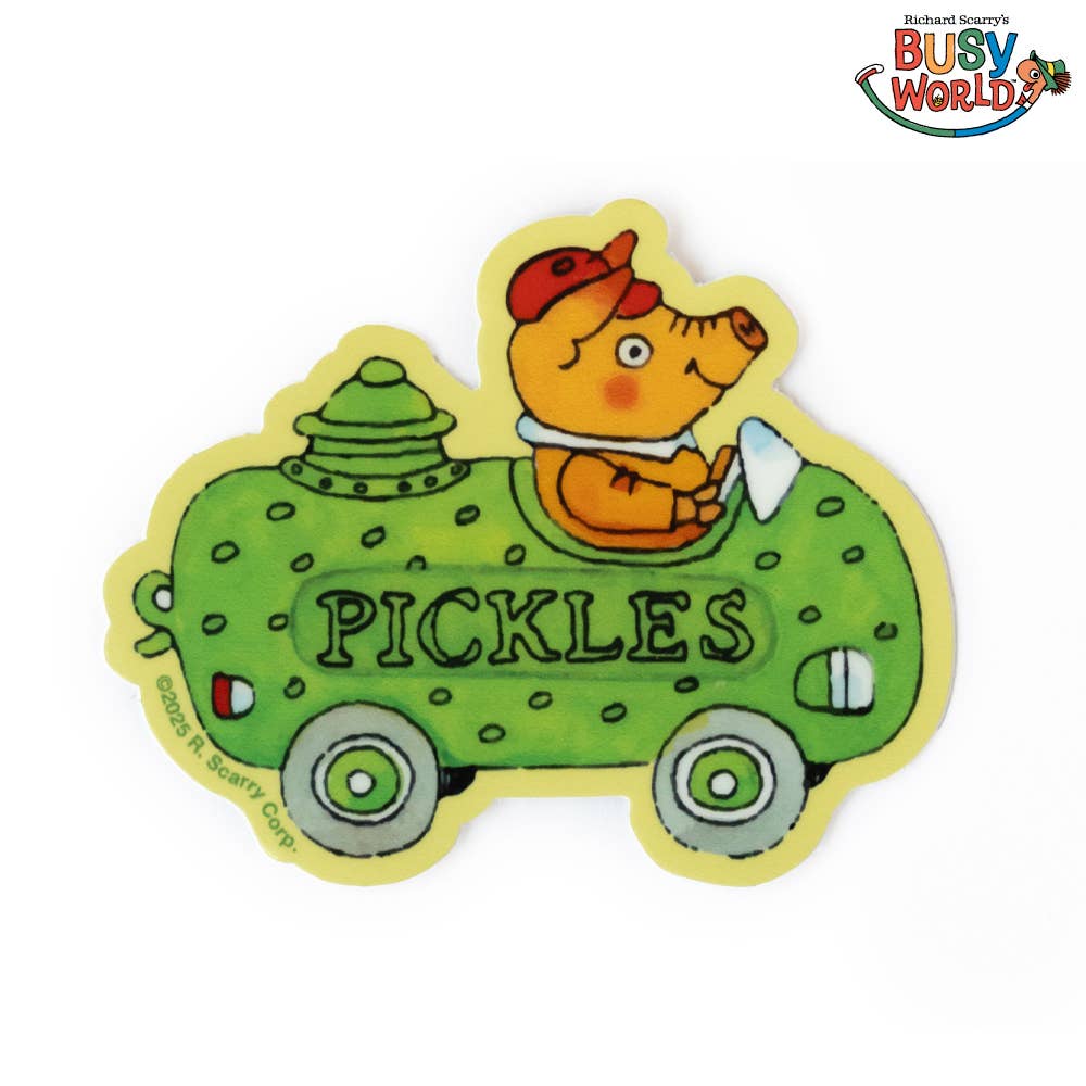 3P4 x Richard Scarry® Pickle Car Sticker