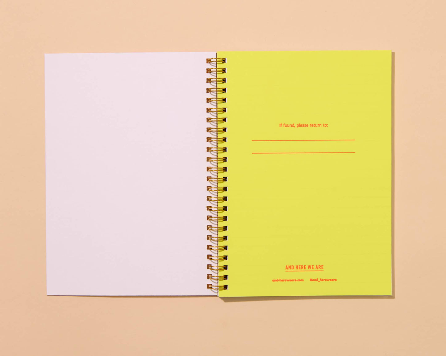 Diet Soda Letterpress A5 Spiral Notebook