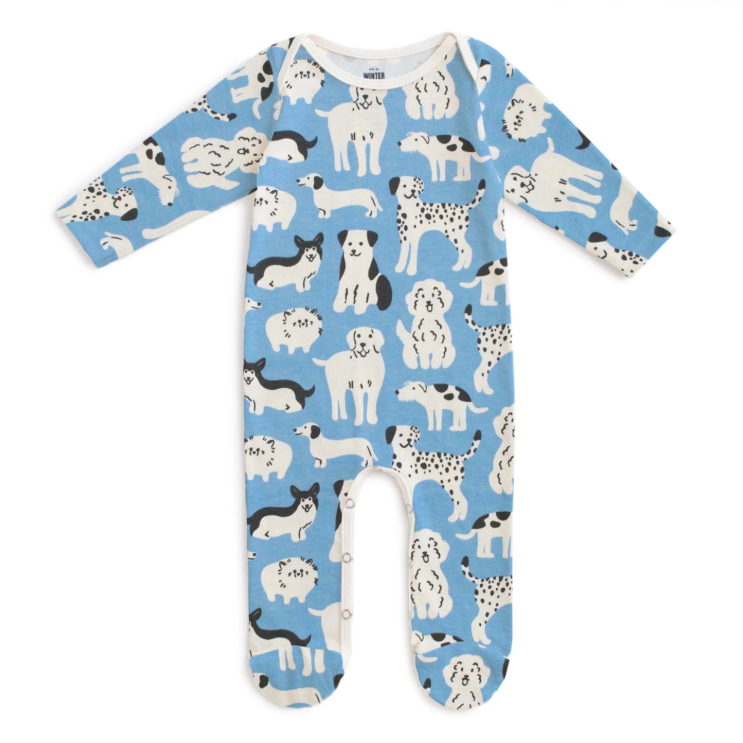 Dog Parade Footed Romper