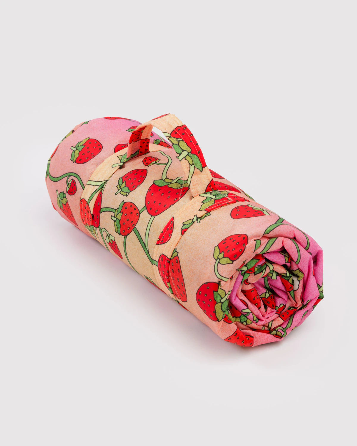 Strawberry Blossom Puffy Picnic Blanket