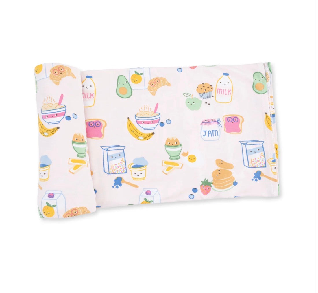 Breakfast Club Pink Swaddle