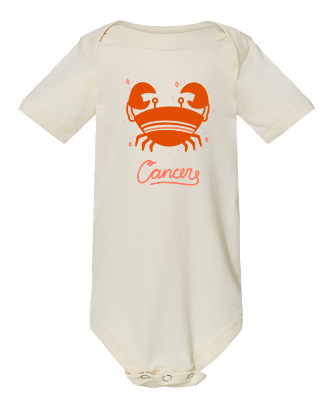 Zodiac Collection: Cancer Onesie / Tee