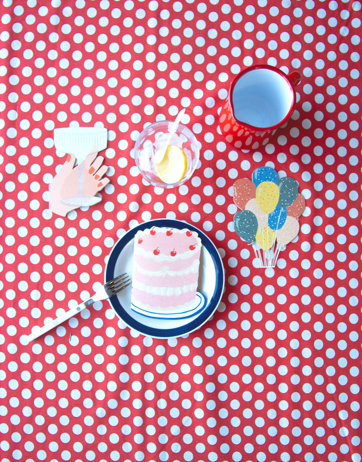 Party Cake Die Cut Card