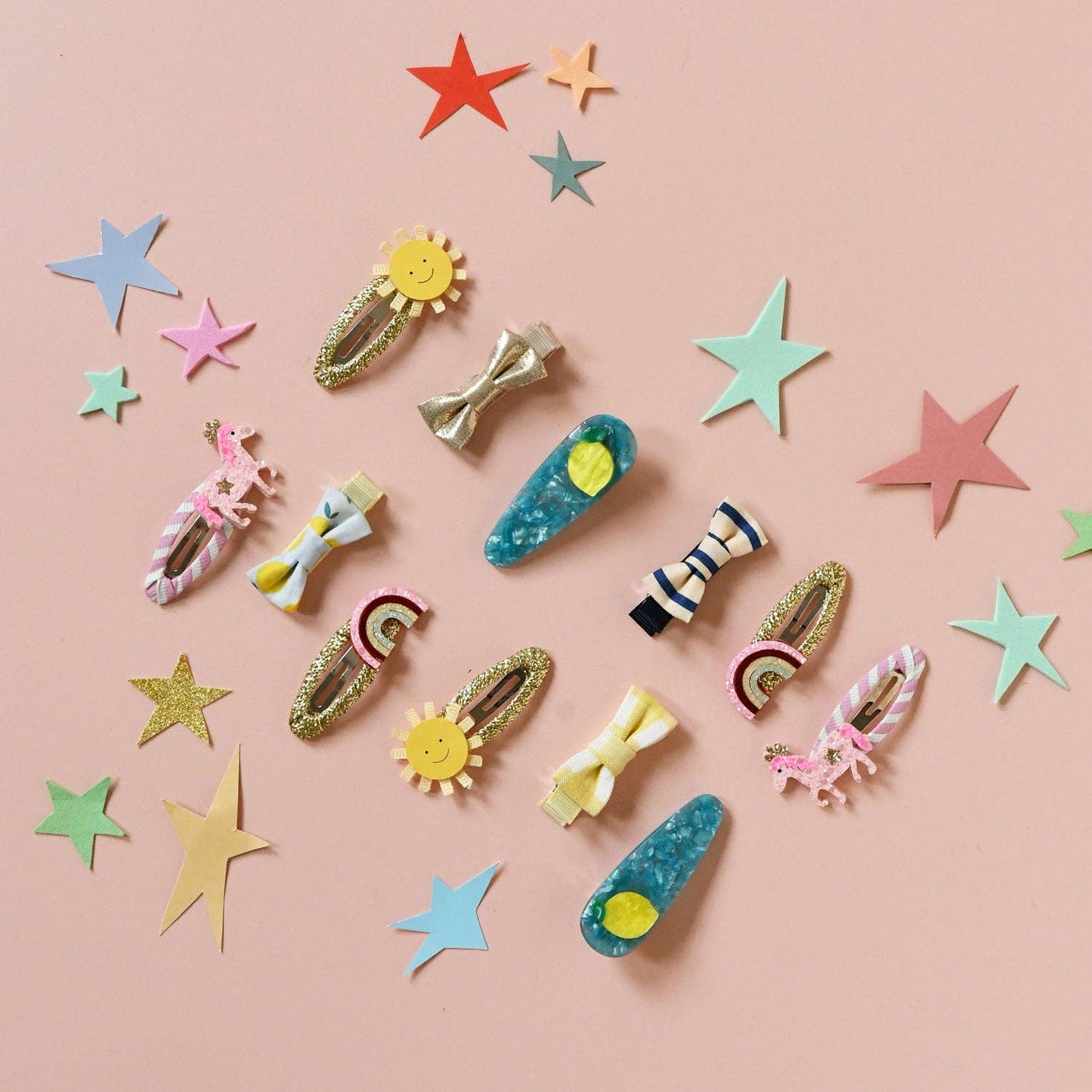 Carnival Rainbow Clips