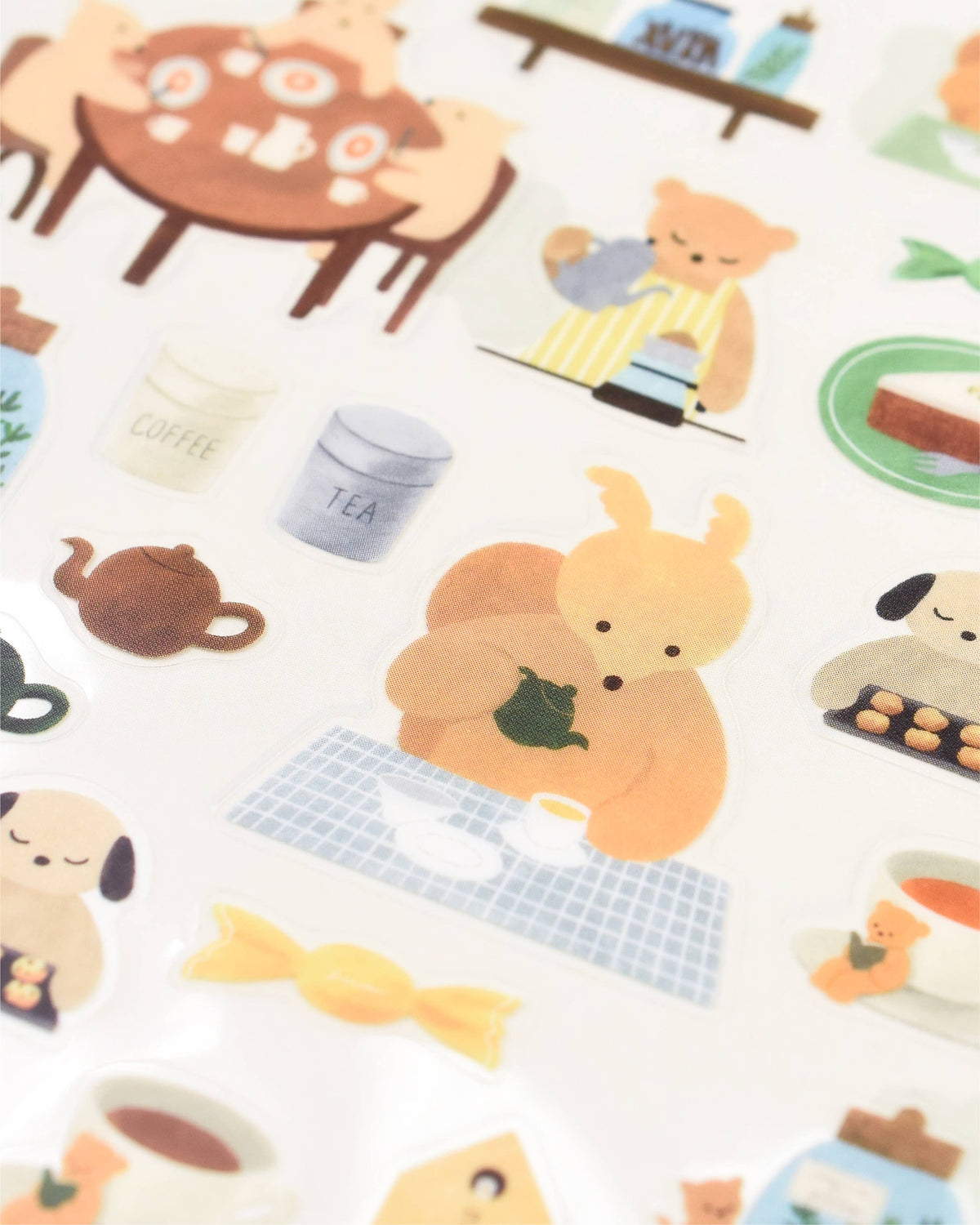 Clear Sticker Sheet | Tea Time