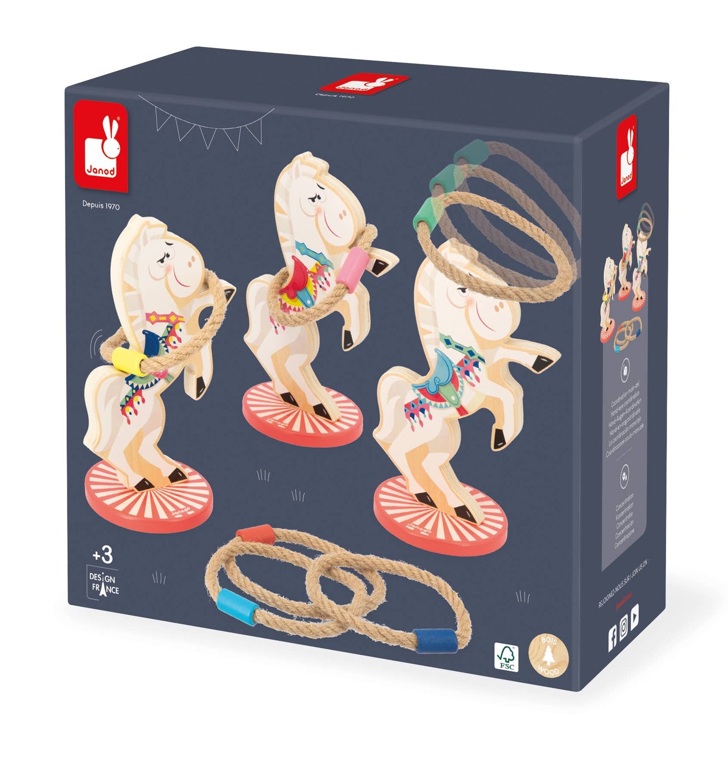 Applepop Horse Ring Toss Game