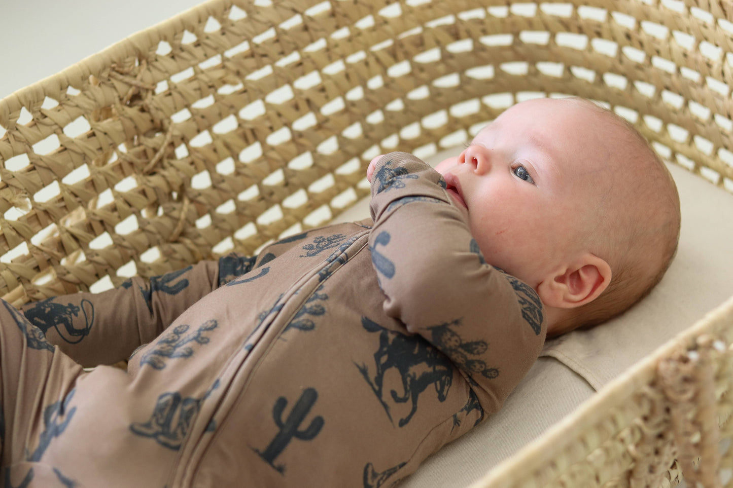 Dusty Cowboys Zip Pajamas
