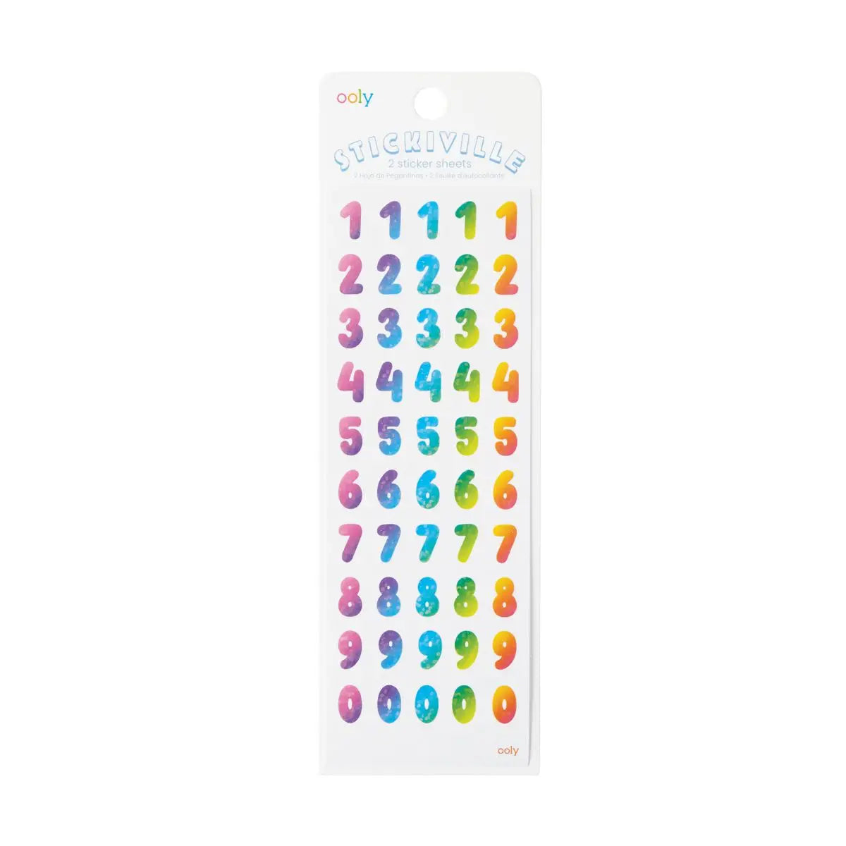 Stickiville Rainbow Numbers