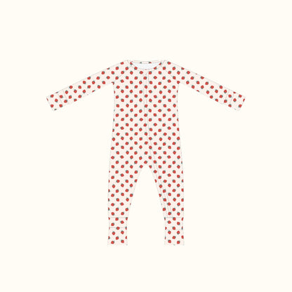 Strawberry Print Footie Sleeper