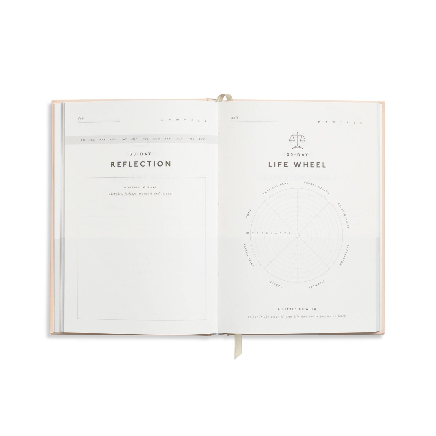 Guided Gratitude Journal, A5 Hardcover | Taking My Time