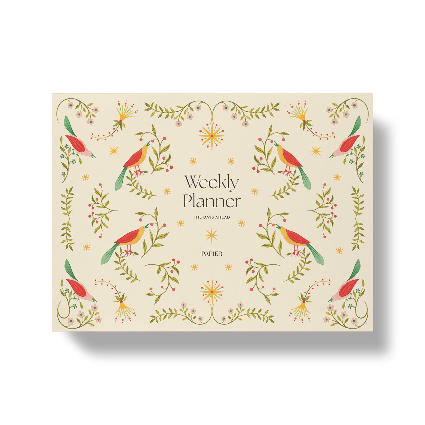 Weekly Desk Planner | Folklore Birds
