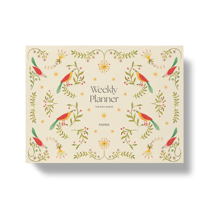 Weekly Desk Planner | Folklore Birds