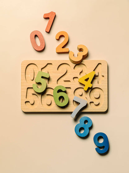 Wooden Numbers Puzzle
