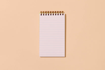 Letterpress Small Spiral Notebook | Goldfish Cracker