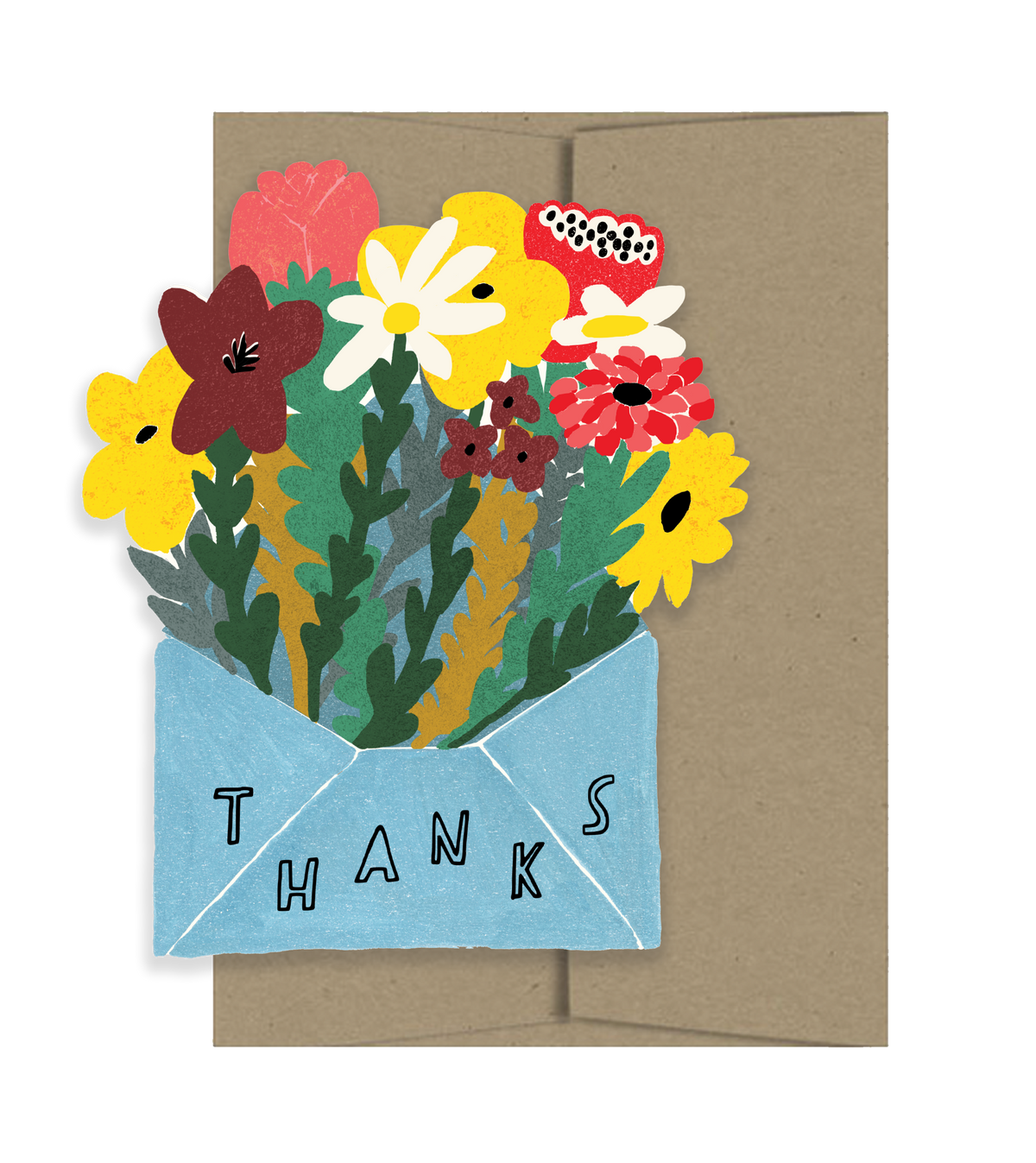 Thank You with Flowers