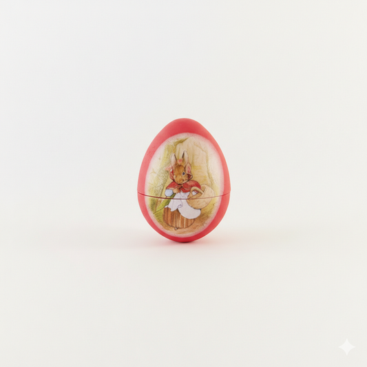 Beatrix Potter Coral Paper Mache Egg