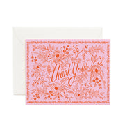 Boxed Set of Rosé Thank You Cards