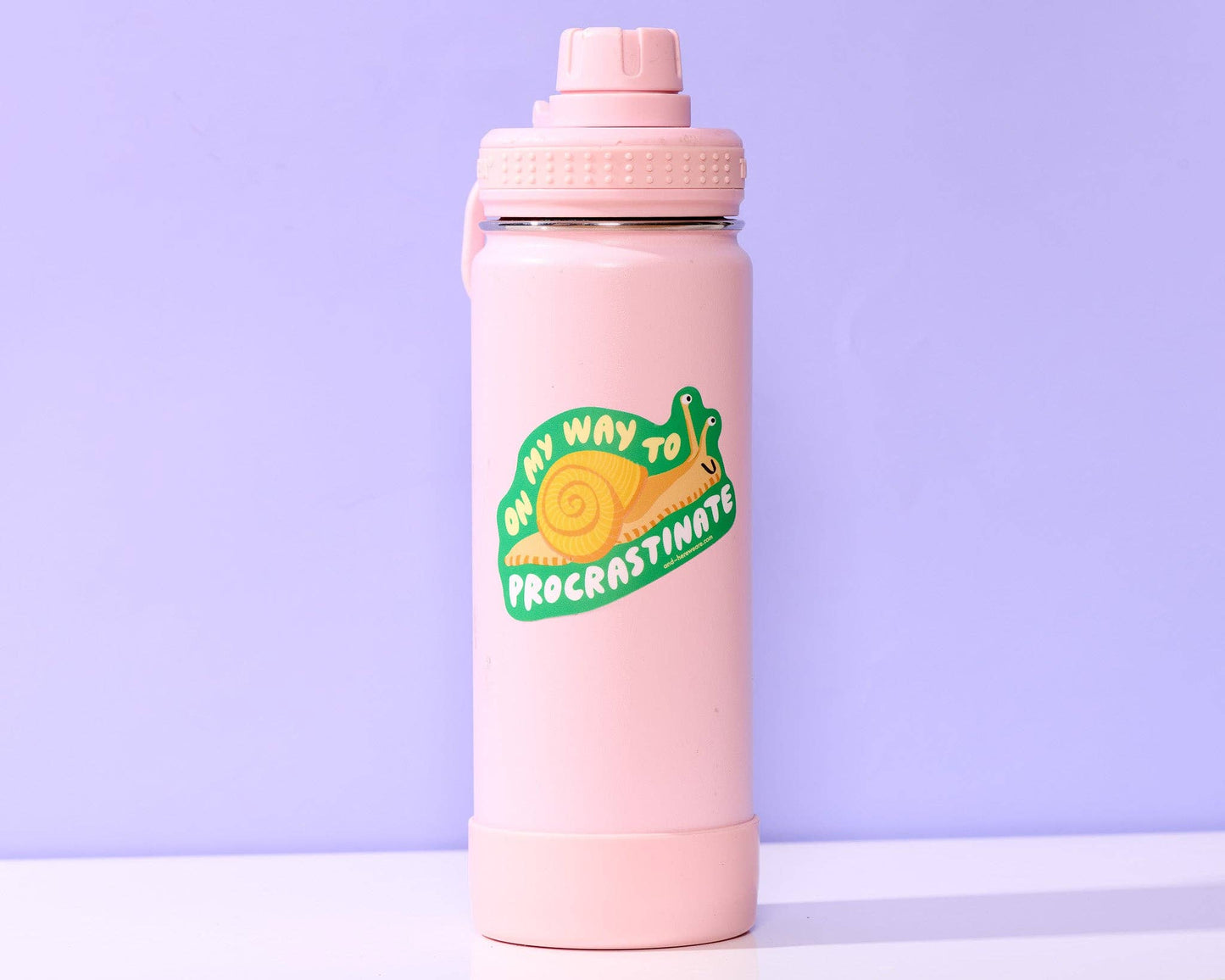 On My Way to Procrastinate Sticker