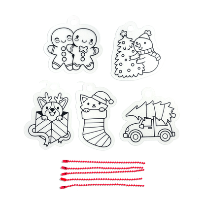 Holly Jolly Mini Shrink-Its! DIY Shrink Art Kit