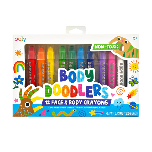 Body Doodlers Face + Body Crayons