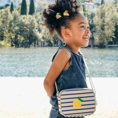 Lemon Drop Stripy Bag