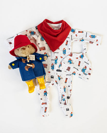 London Paddington Organic Zipper Footie