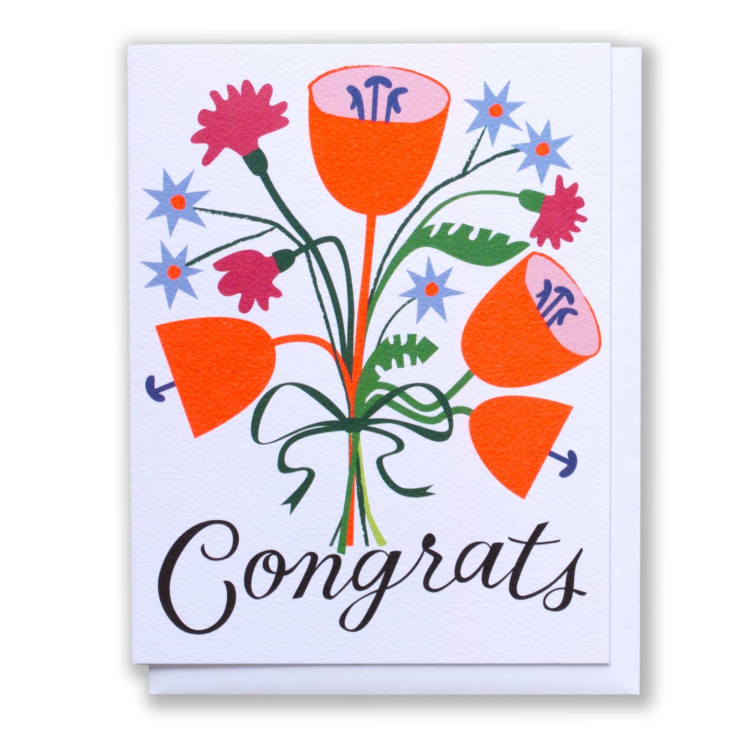 Bouncy Floral Congrats