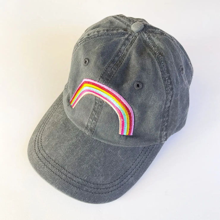 Super Rainbow Embroidered Hat