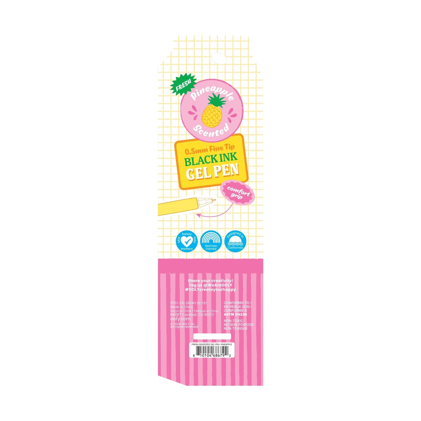 Fresh Squeezed Black Ink Scented Gel Pens