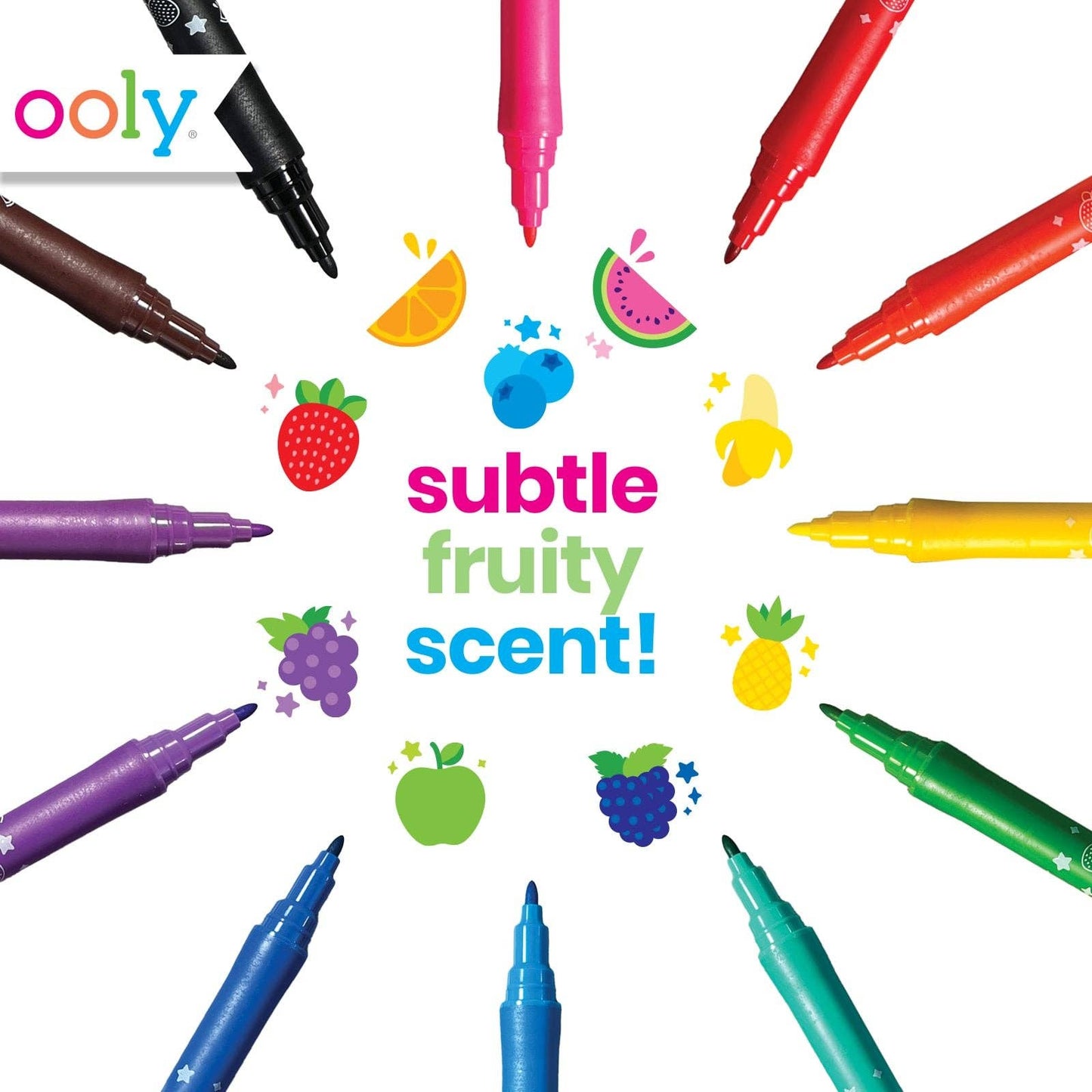 Yummy Yummy Fruit Scented Markers
