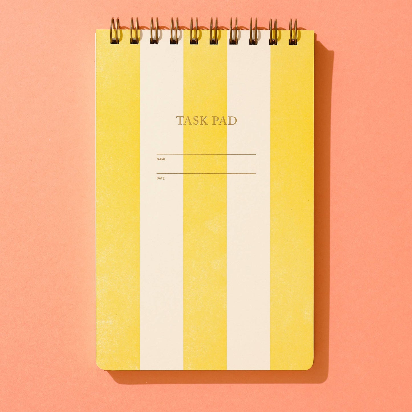 Task Pad Notebook | Yellow Stripe