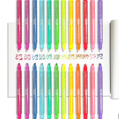 Make No Mistake! Glittery Erasable Markers