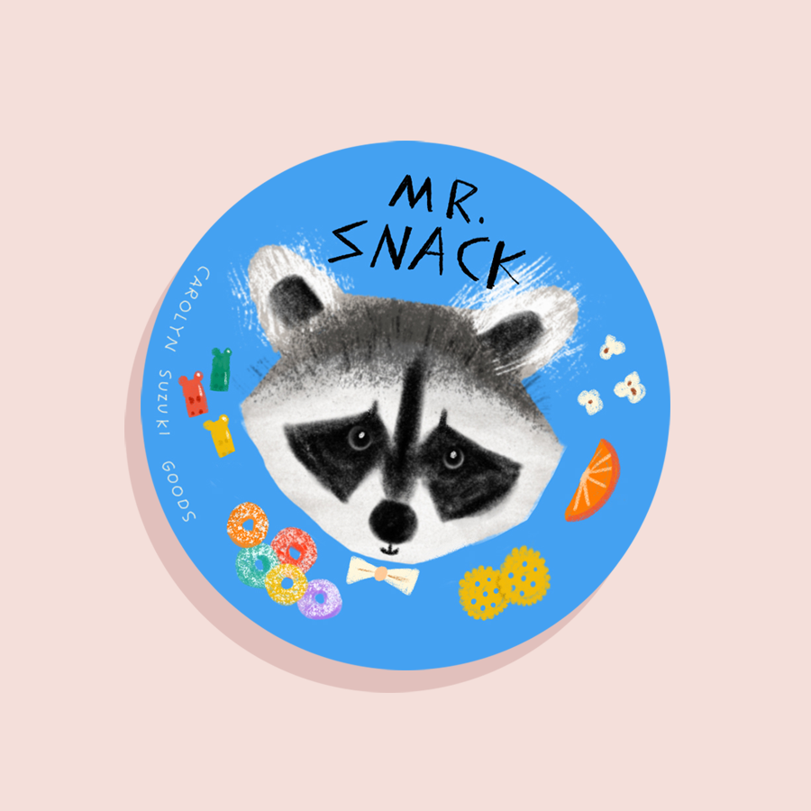 Mr Snack Sticker