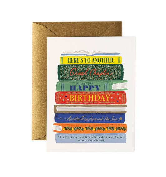 Book Stack Birthday