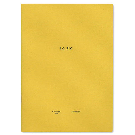 LACONIC STYLE NOTEBOOK TO DO