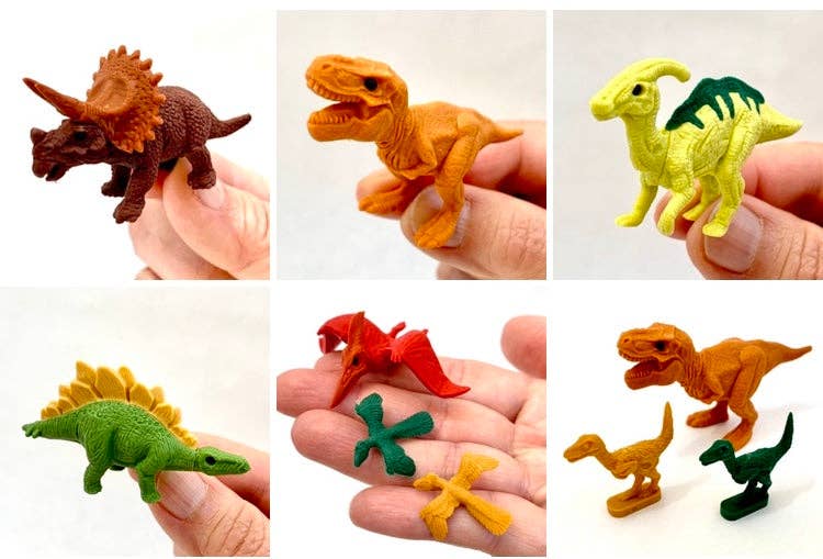 Iwako Dinosaur Eraser Card