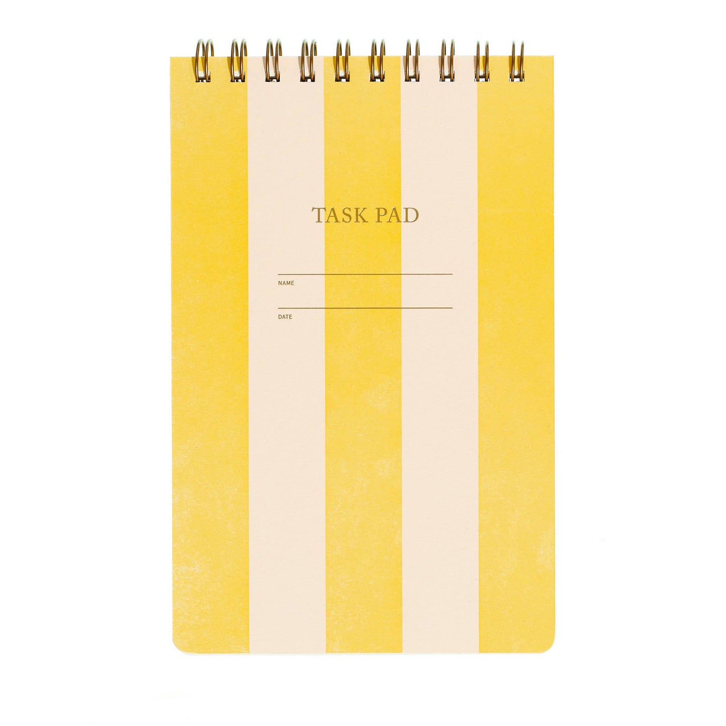 Task Pad Notebook | Yellow Stripe