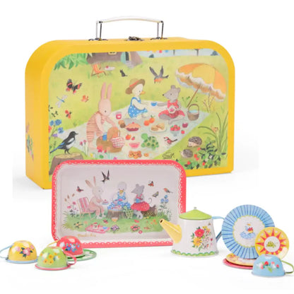 The Big Family Metal Tea Set