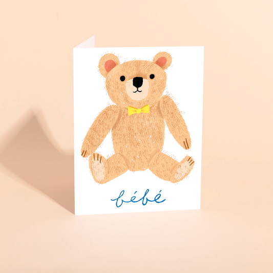 Teddy Baby Card
