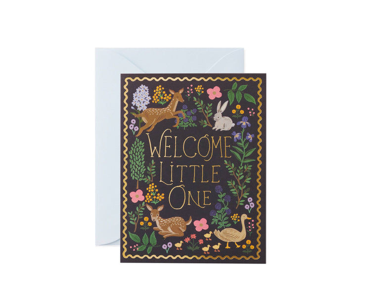 Woodland Welcome Card
