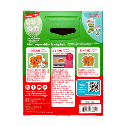 Holly Jolly Mini Shrink-Its! DIY Shrink Art Kit