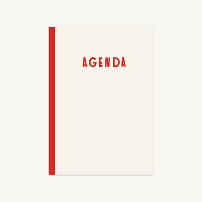 Agenda - Undated: Cream