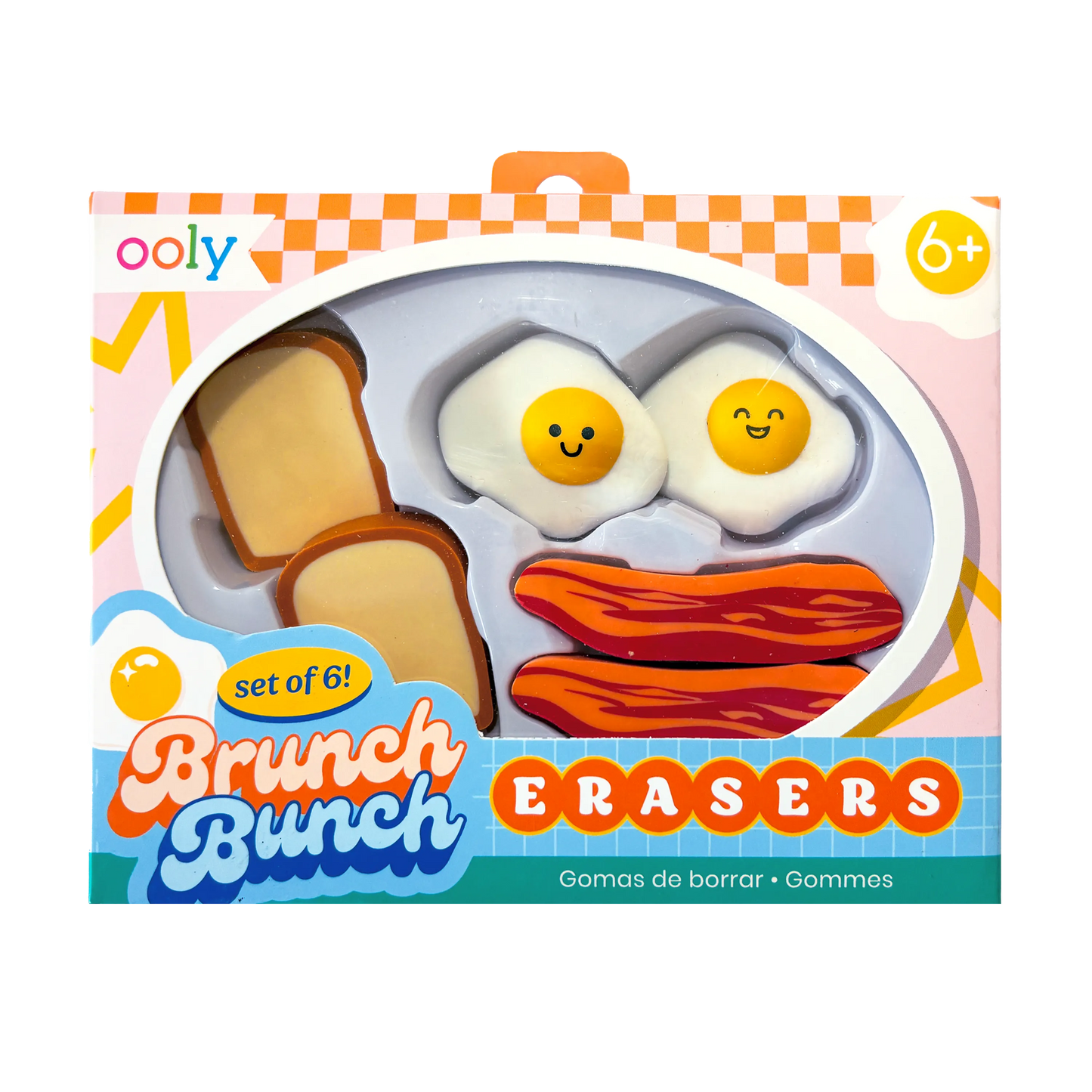 Brunch Bunch Breakfast Erasers | Set of 6