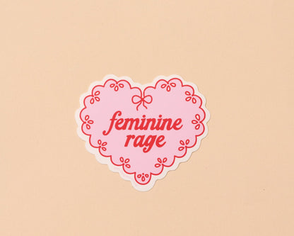 Feminine Rage Sticker