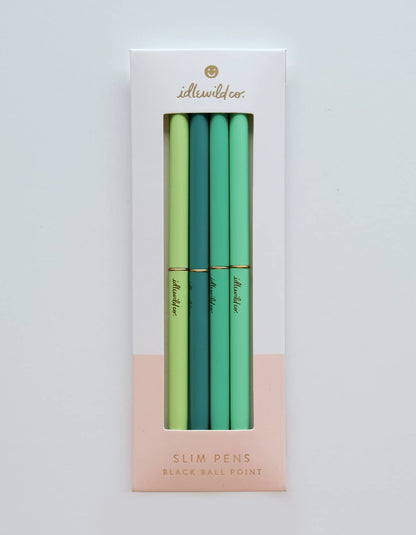 Slim Pens Set of Four | Spectrum Emerald City